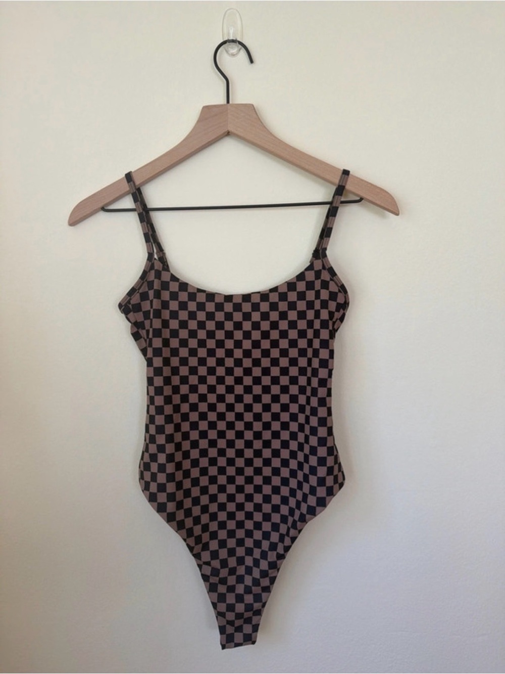 Tan Lines by Sivan Ayla Eilat Checkerboard One-Piece swimsuit